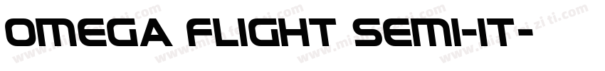 Omega Flight Semi-It字体转换